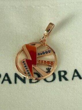 Pandora ME Light Me Up Medallion Dangle Charm Pendant Rose Gold-Plated